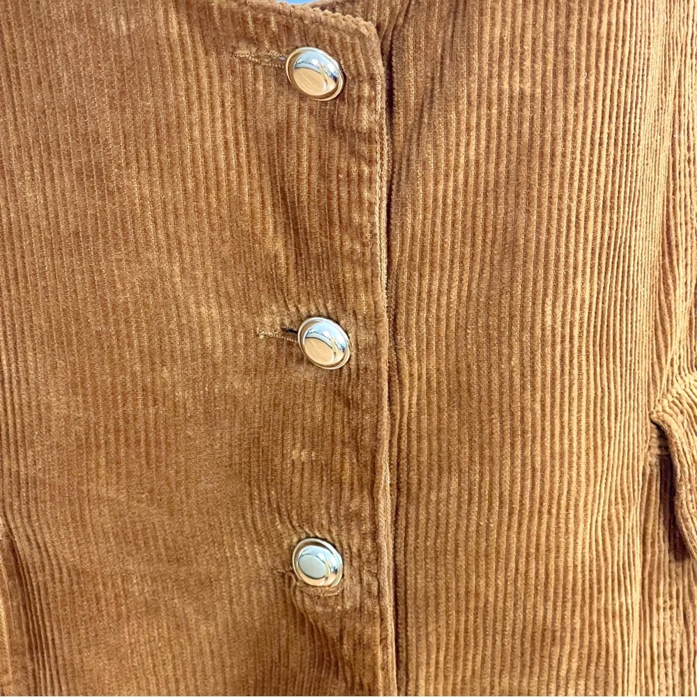 Zara Button Closure Corduroy Jumper Size S - Picture 6 of 8